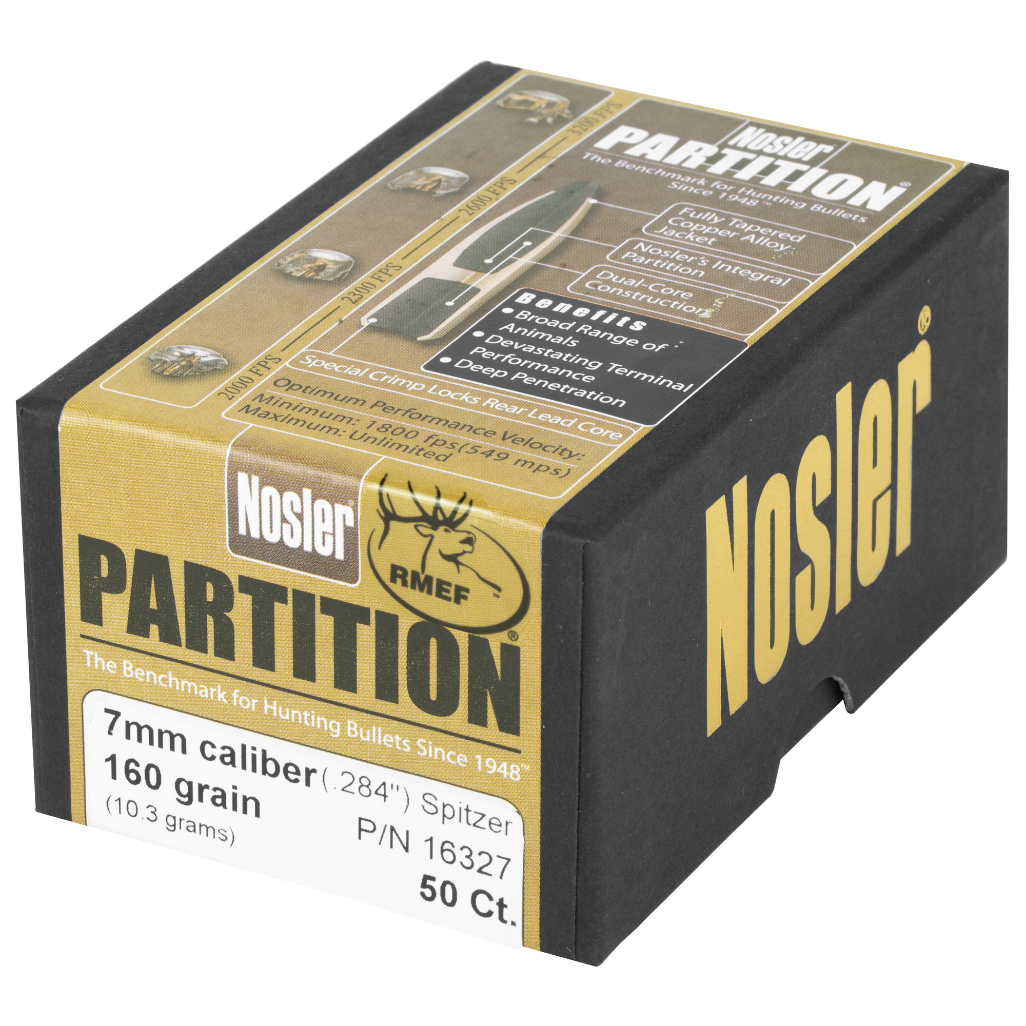 NOSLER 7MM 160GR SP PARTITION 50CT - Image 3