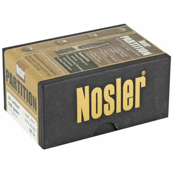 Alternative view of NOSLER 30 CAL 180GR PPT PART. 50CT