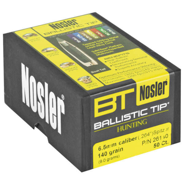 Alternative view of NOSLER 6.5MM 140GR 50CT