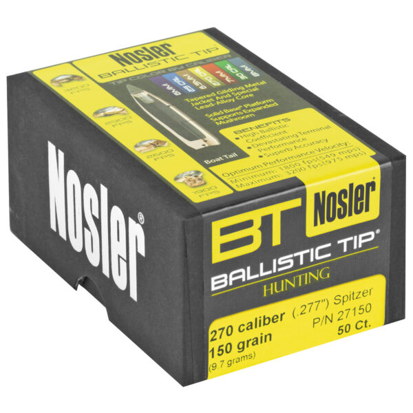 Alternative view of NOSLER 270 CAL 150GR 50CT
