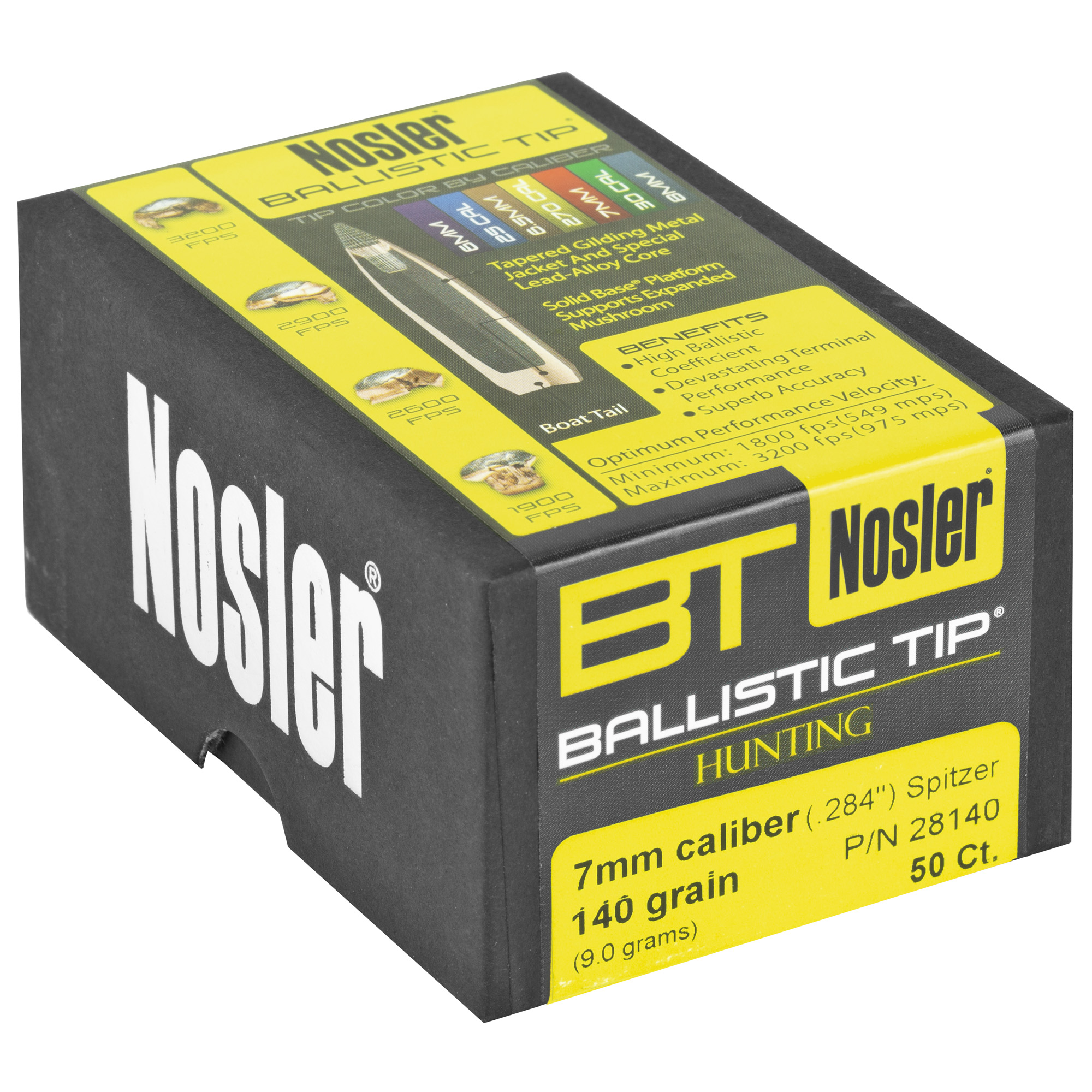 NOSLER 7MM 140GR BALLISTIC TIP 50CT - Image 2