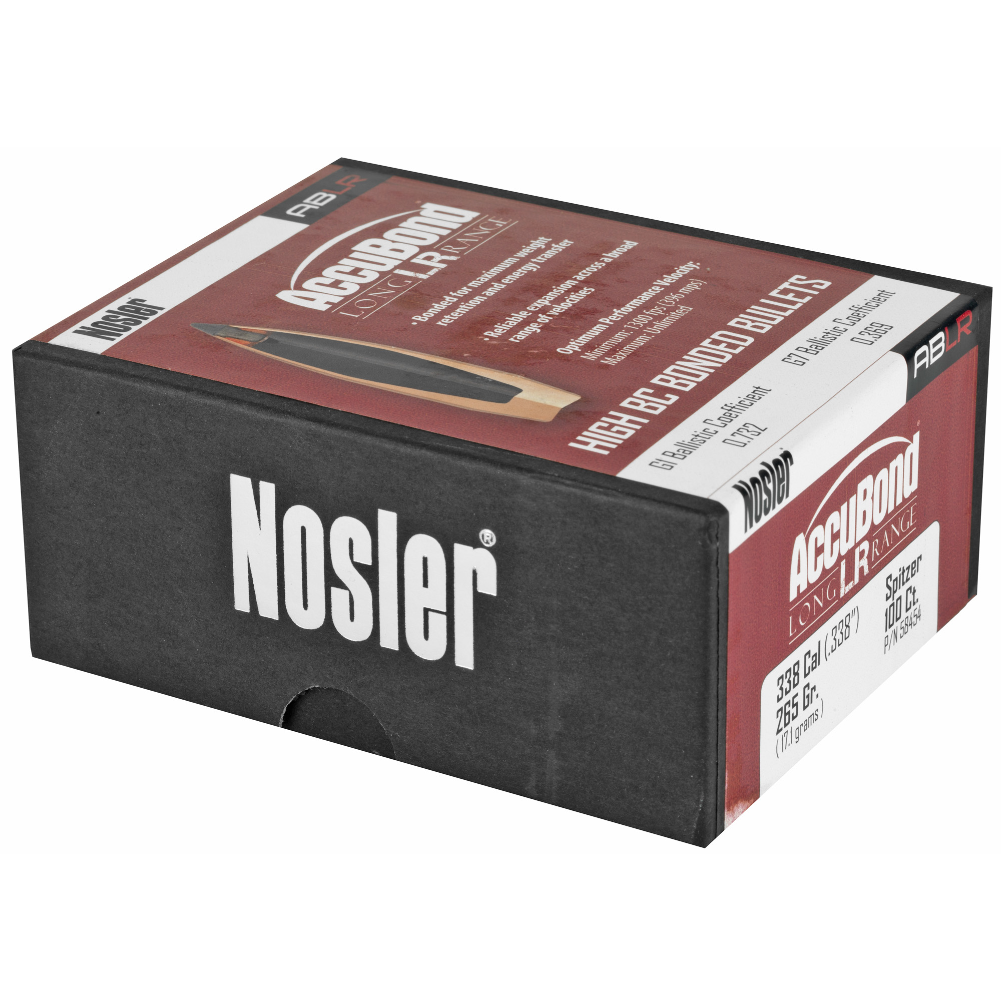 NOSLER ABLR 338 CAL 265GR SP 100CT - Image 3