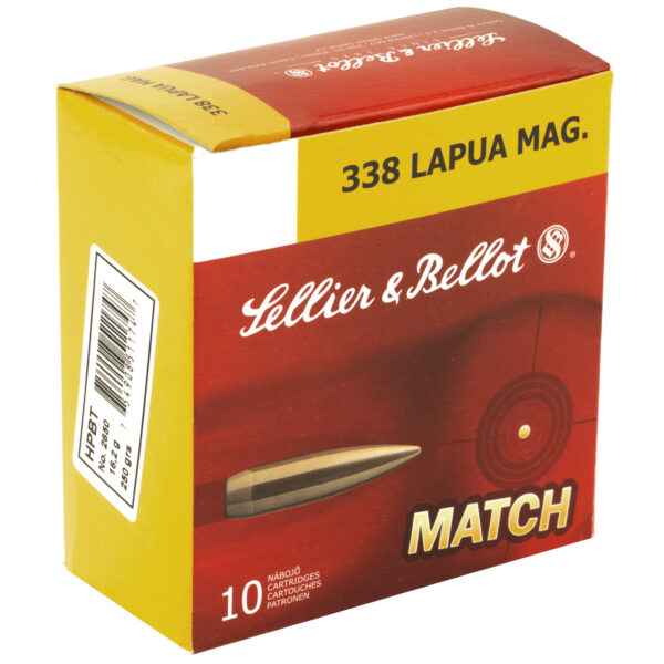 Alternative view of S&B 338LAPUA 250GR SIERRA HPBT 10/BX