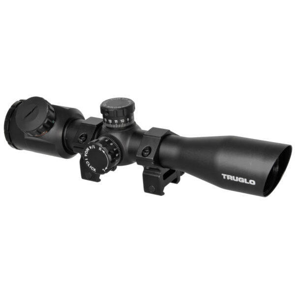 Alternative view of TRUGLO XTREME 4X32 MDOT IR RINGS BLK