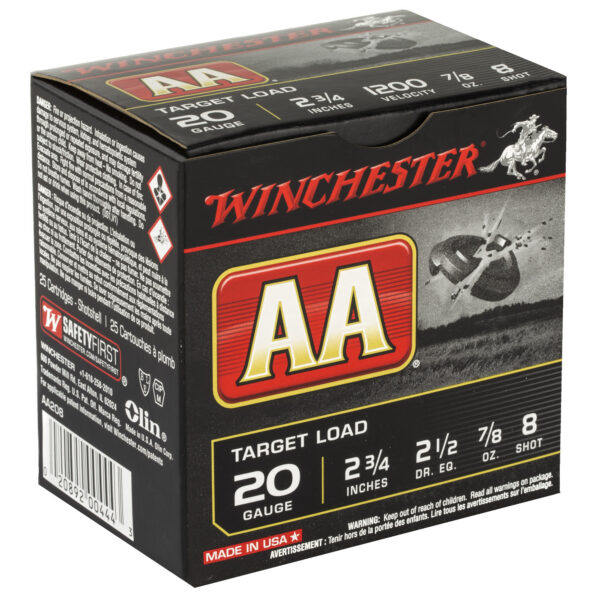 Alternative view of WIN AA 20GA 2.75 #8 25/250