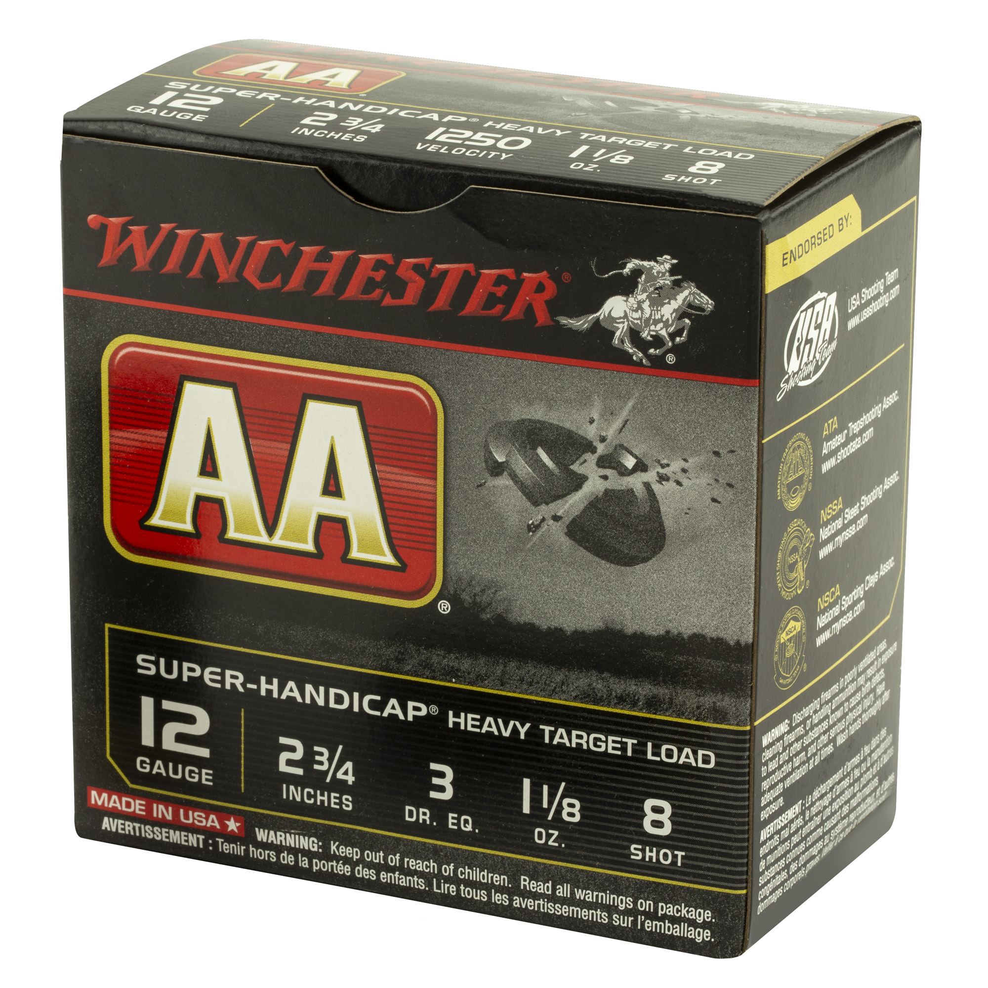WIN AA SH 12GA 2.75 #8 25/250 - Image 3