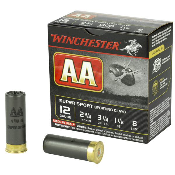 WIN AA SS 12GA 2.75 #8 25/250
