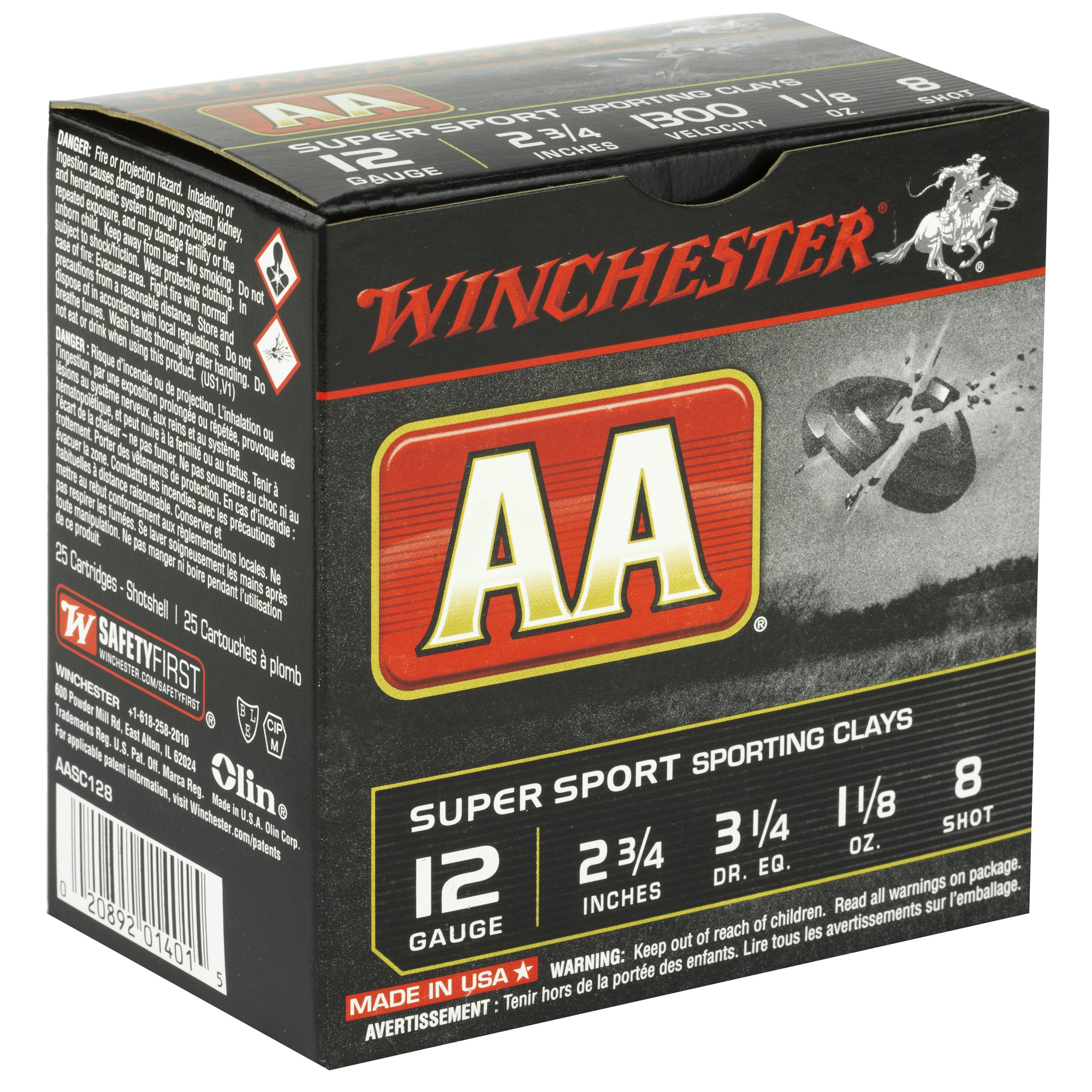 WIN AA SS 12GA 2.75 #8 25/250 - Image 2