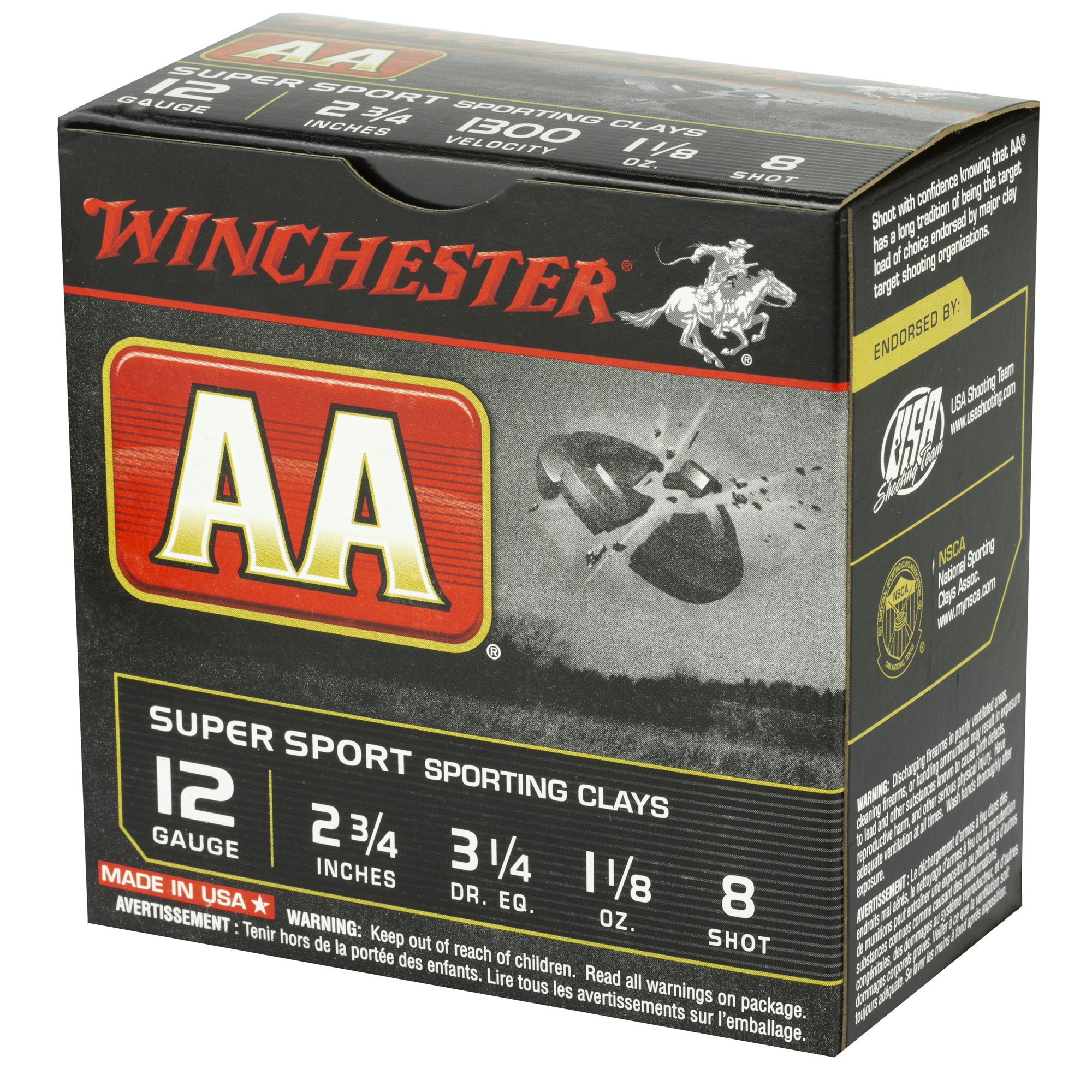 WIN AA SS 12GA 2.75 #8 25/250 - Image 3