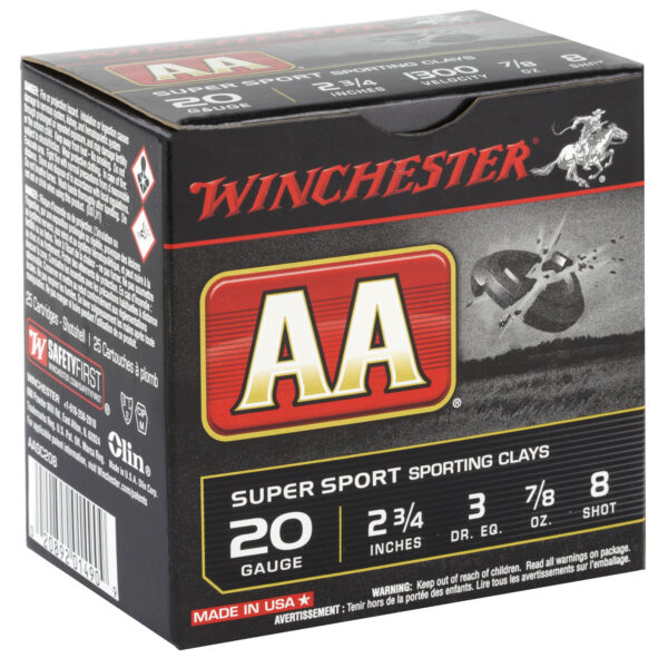 Alternative view of WIN AA SS 20GA 2.75 #8 25/250