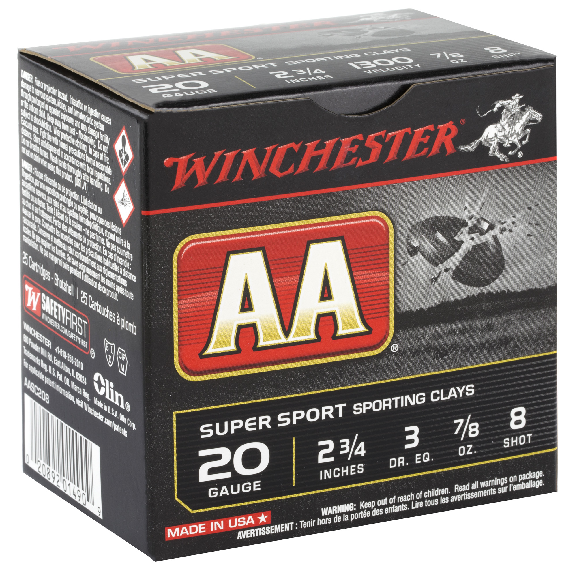 WIN AA SS 20GA 2.75 #8 25/250 - Image 2