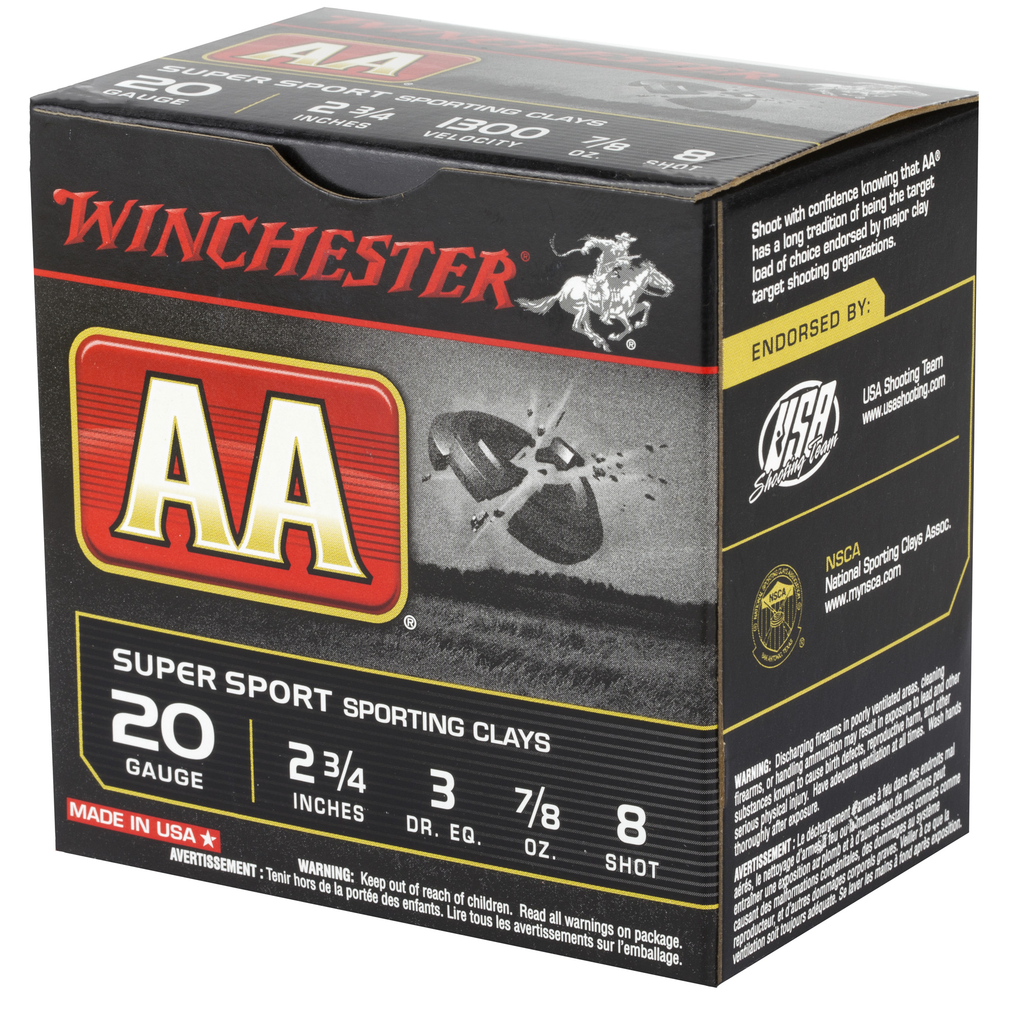 WIN AA SS 20GA 2.75 #8 25/250 - Image 3