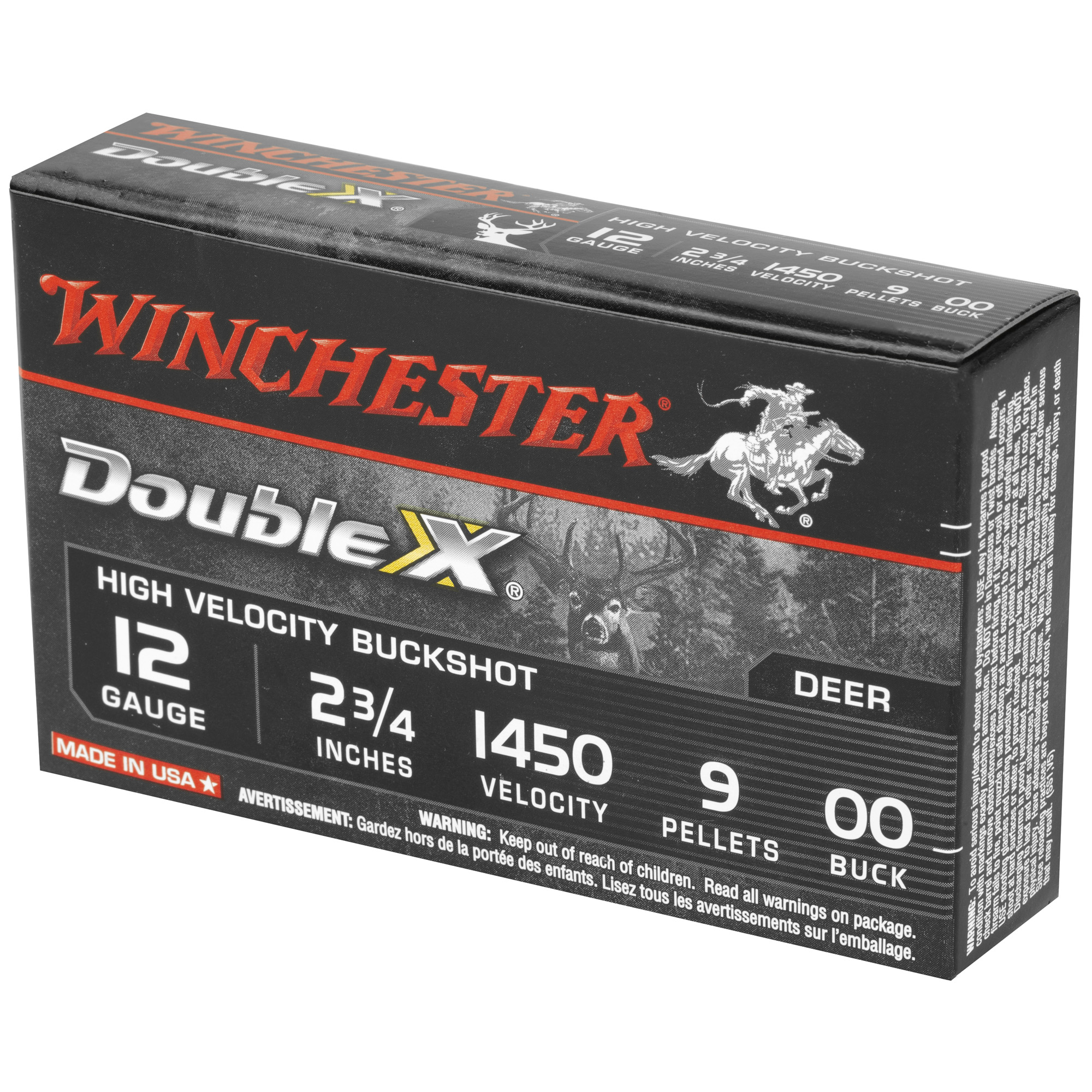 WIN DBL X HV 12GA 2.75 00BK 9P 5/ - Image 3