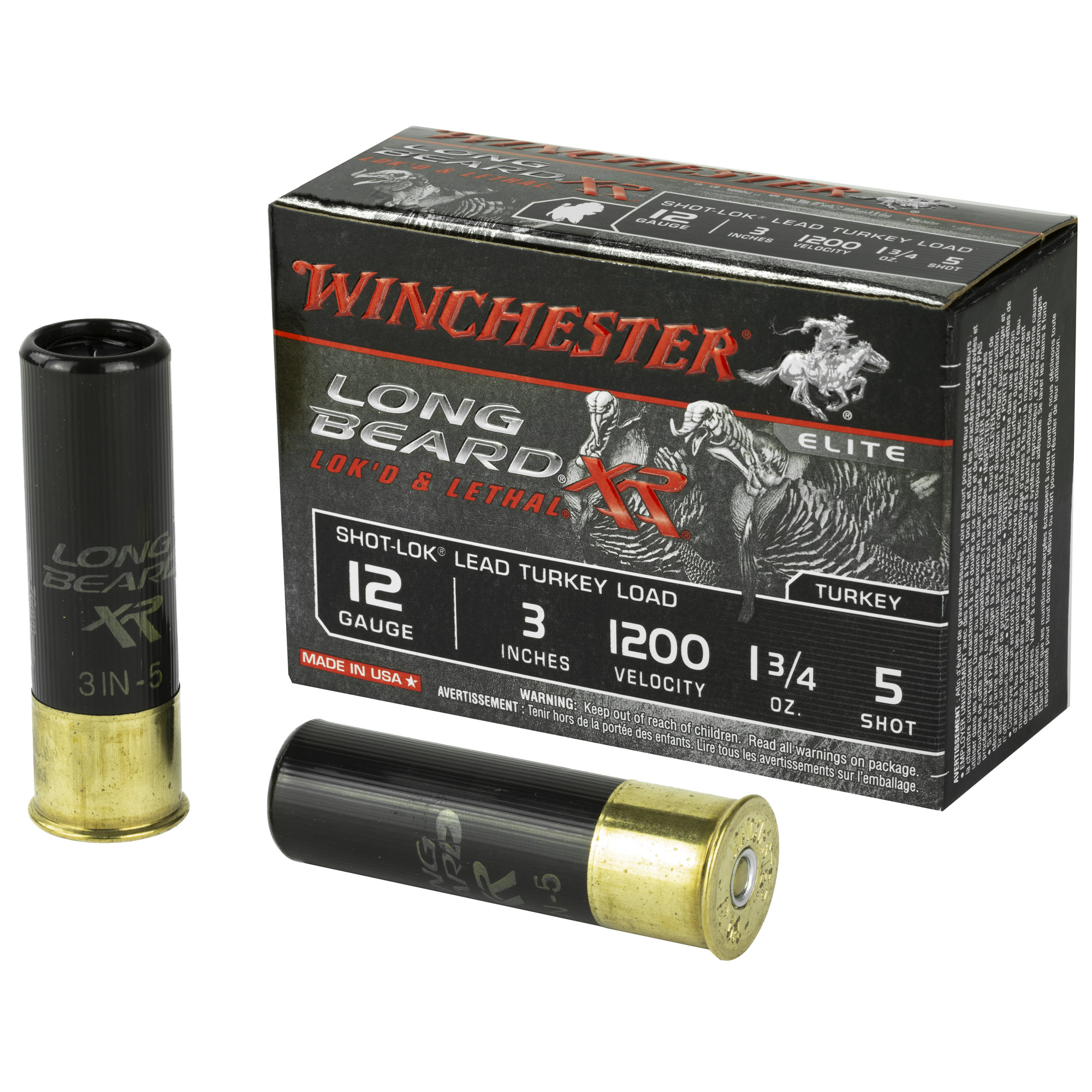 WIN LB XR TRKY 12GA 3 #5 1.75OZ 10/