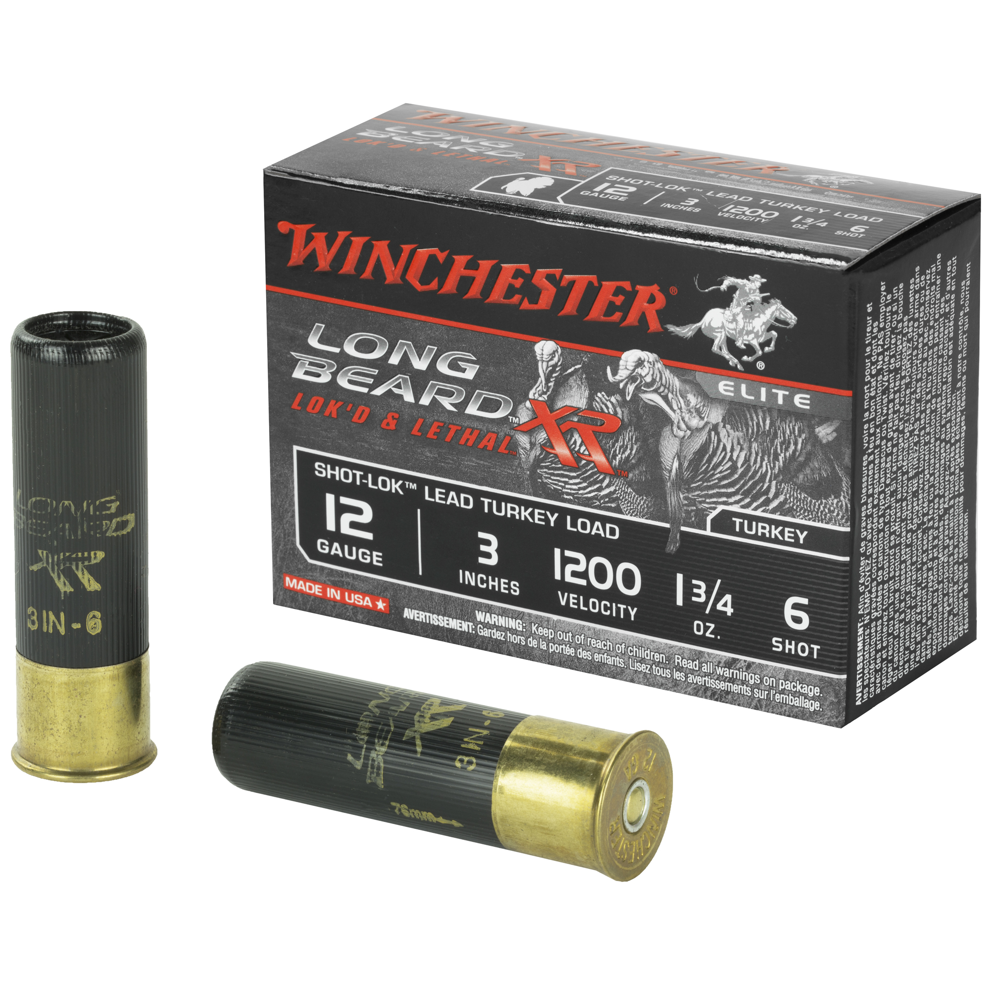WIN LB XR TRKY 12GA 3 #6 1.75OZ 10/