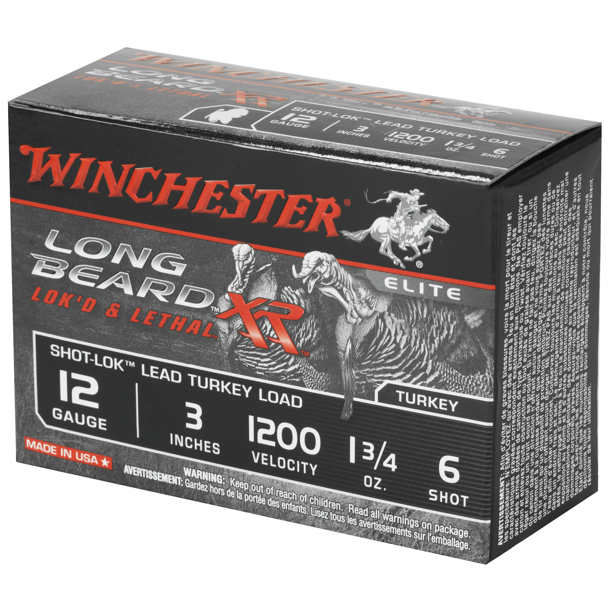 WIN LB XR TRKY 12GA 3 #6 1.75OZ 10/ - Image 3
