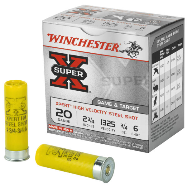 WIN XPERT TRGT 20GA 2.75 #6 25/250