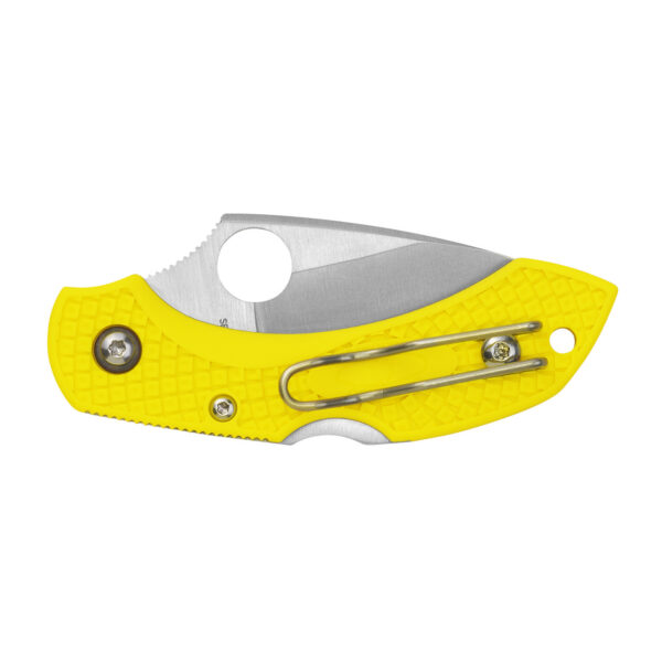 Alternative view of SPYDERCO DRAGONFLY 2 SALT H2 YLW/SLV