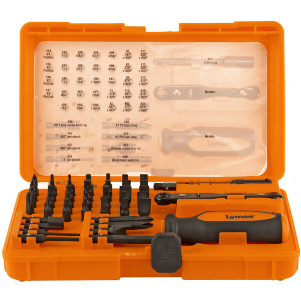 Alternative view of LYMAN GUNSMITH 45 PIECE TOOL KIT