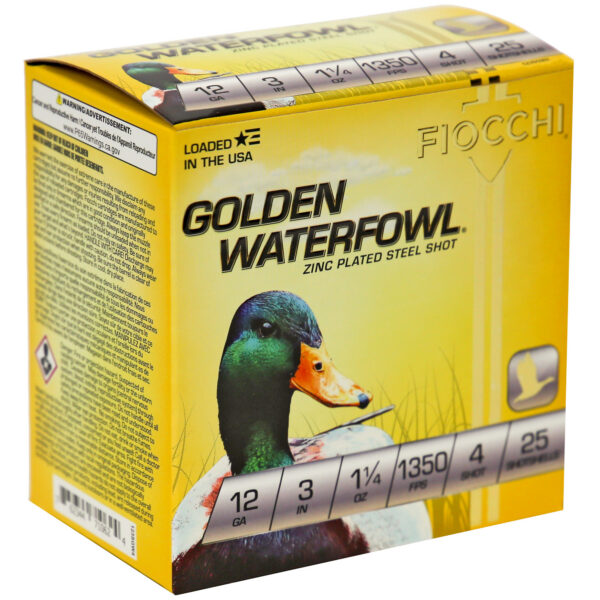 Alternative view of FIOCCHI 12GA #4 GOLDEN 25/250