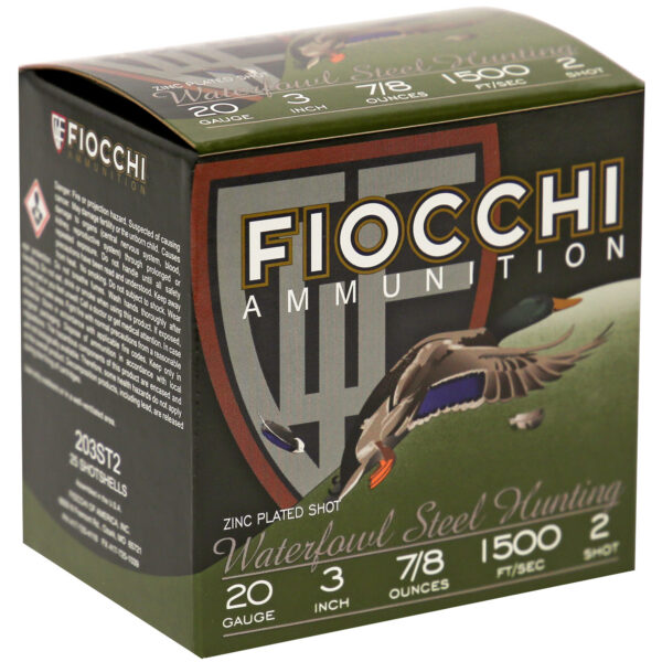 Alternative view of FIOCCHI 20GA #2 FLYWAY STEEL 25/250