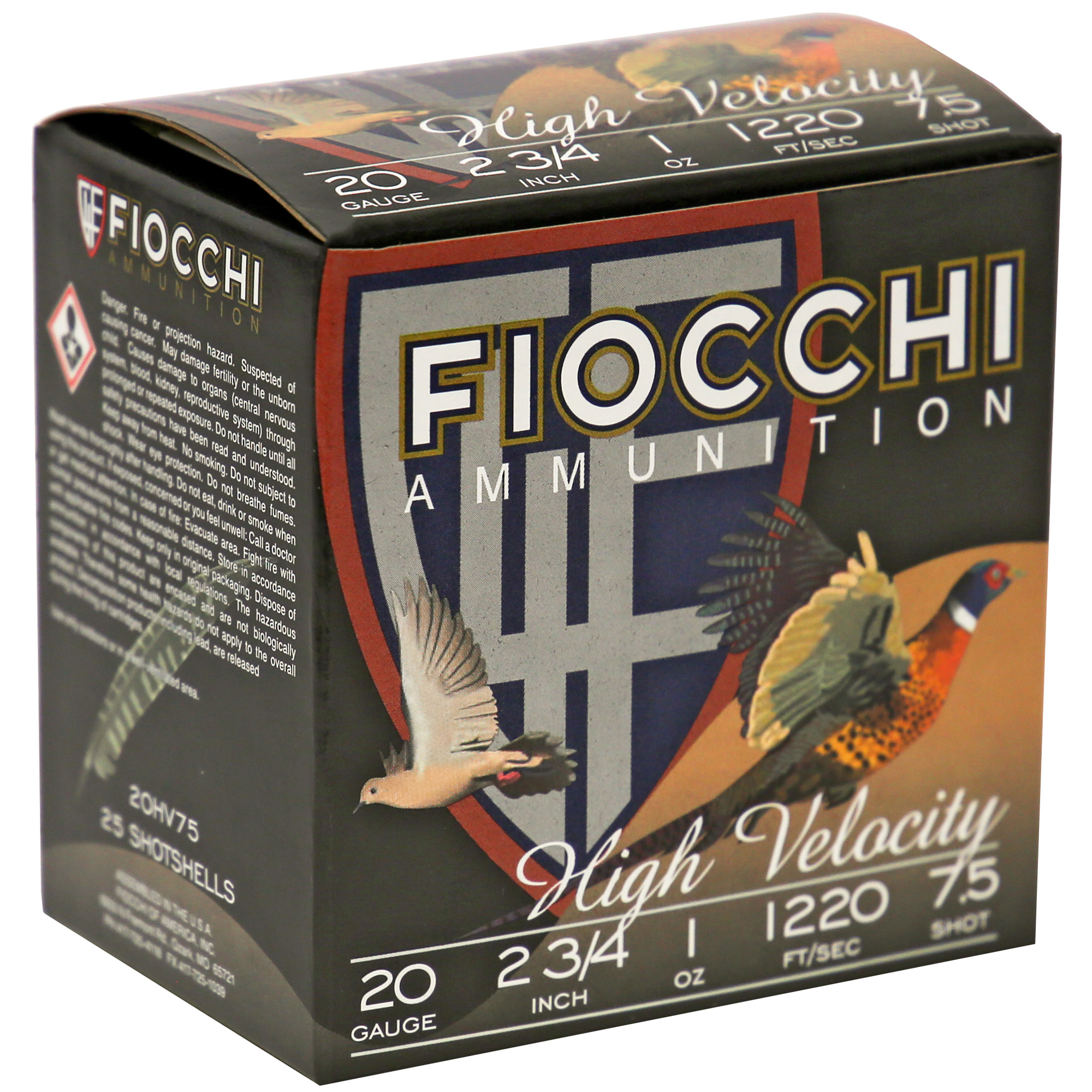 FIOCCHI 20GA #7.5 HV LD HUNT 25/250 - Image 2