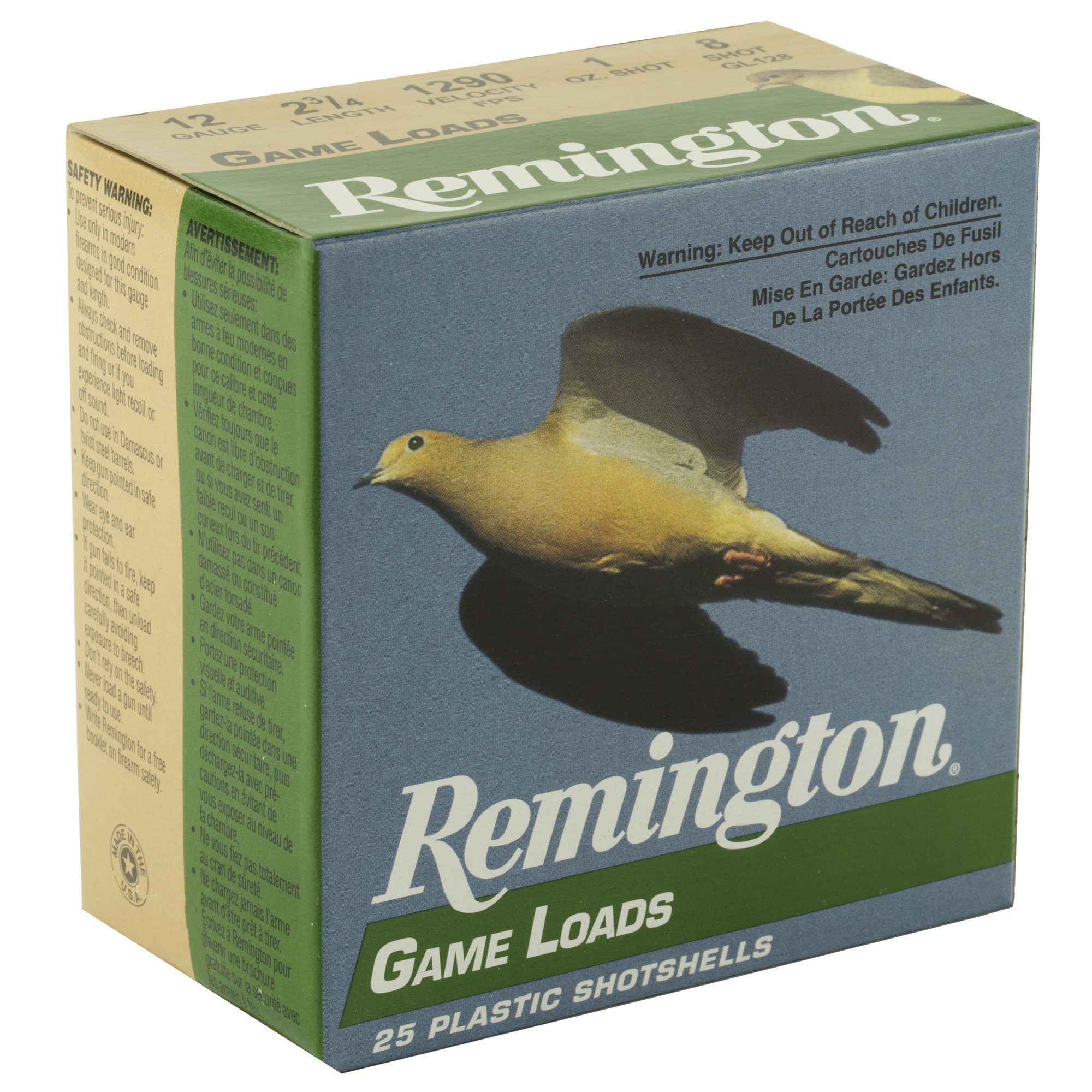 REM GAM LOAD 12GA 2 3/4 #8 25/250 - Image 2