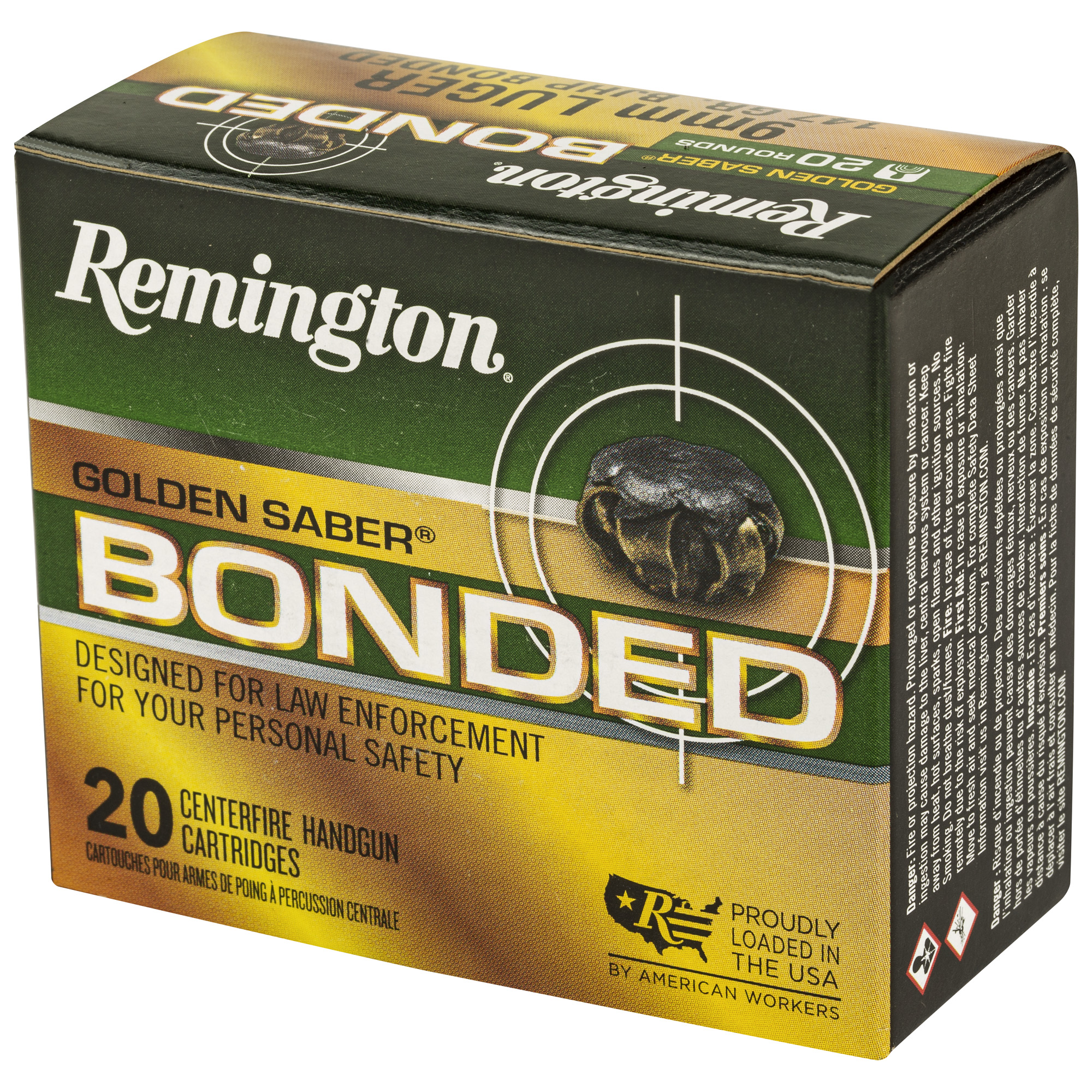 REM GOLDEN SBR 9MM 147GR 20/500 - Image 3