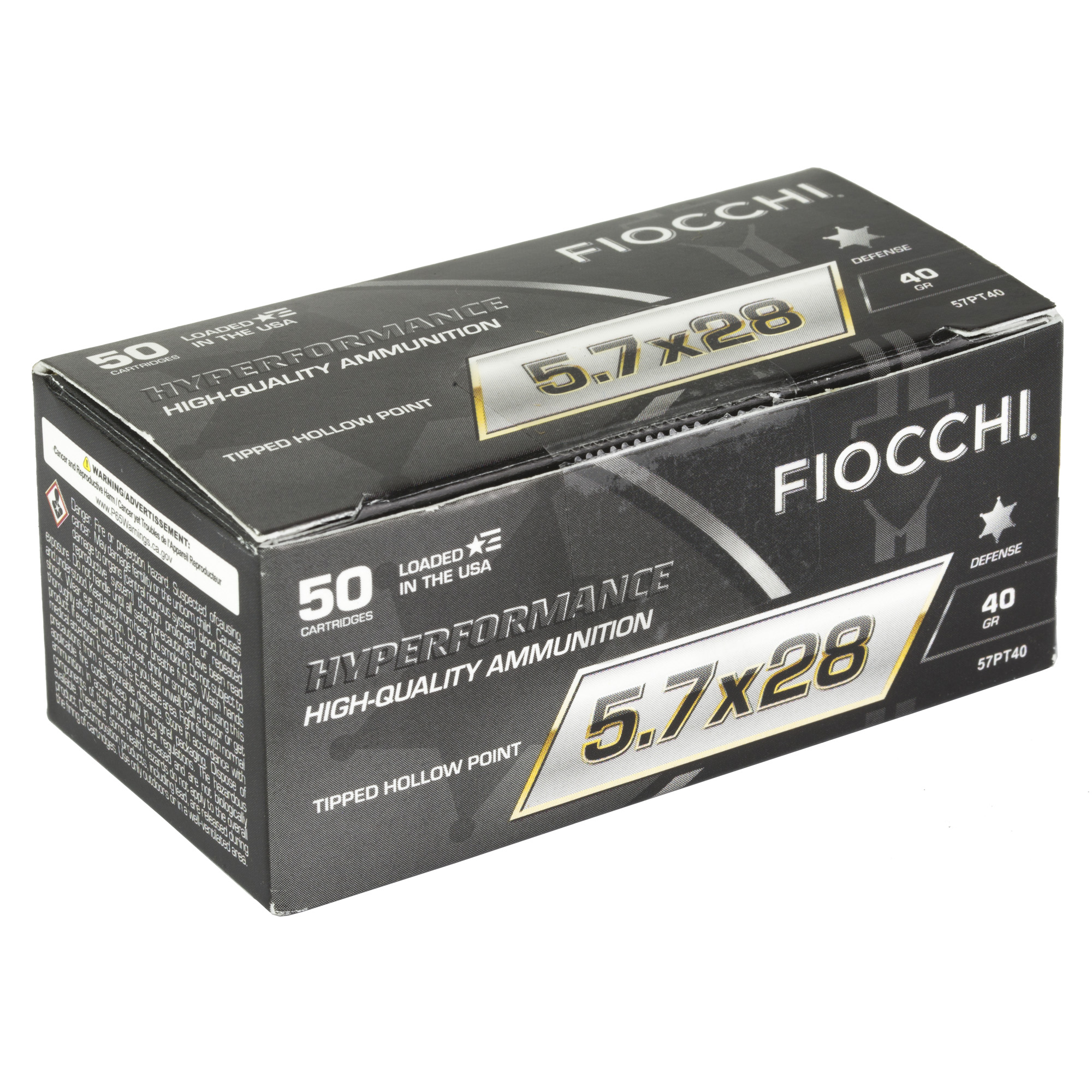 FIOCCHI HP 5.7X28MM 40GR THP 50/500 - Image 2