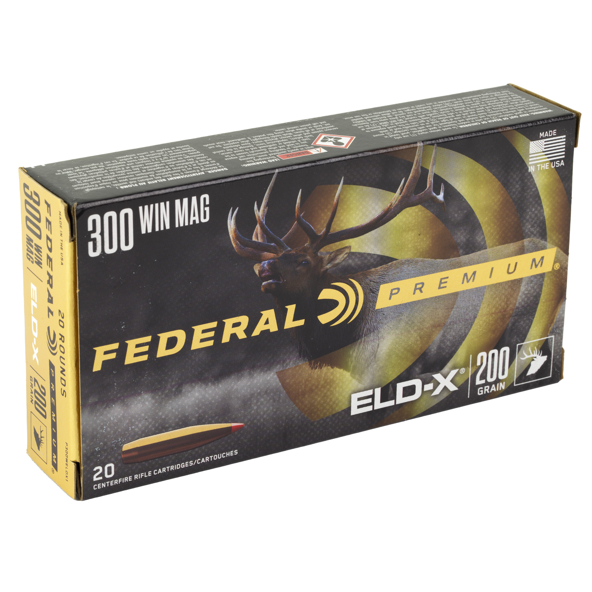 FED PREM 300WIN 200GR ELD-X 20/200 - Image 2