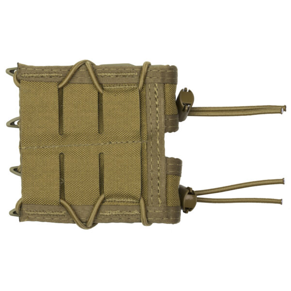 Alternative view of HSGI DOUBLE PISTOL TACO MOLLE COY