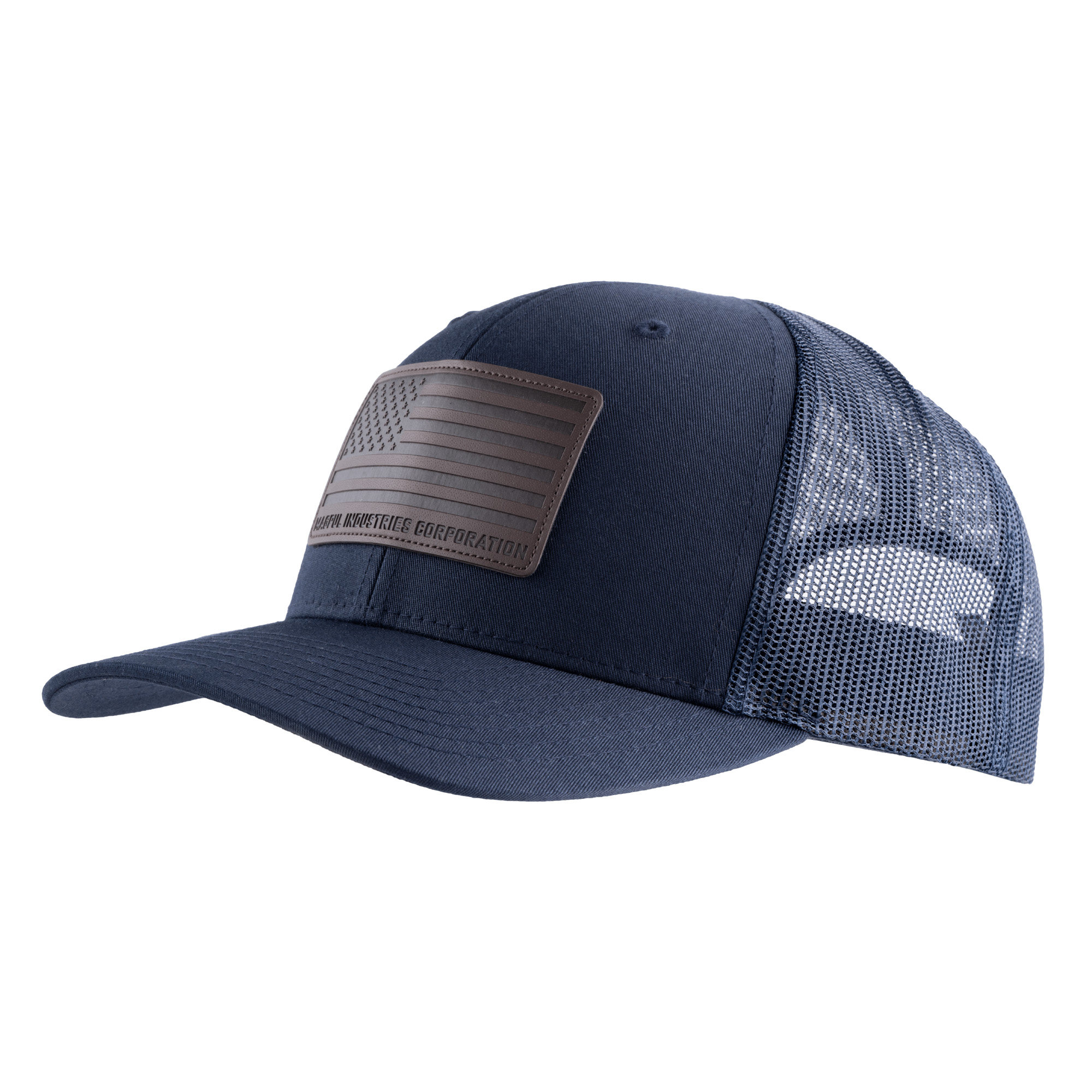 MAGPUL STD LEATHER PATCH TRUCKER NVY - Image 2