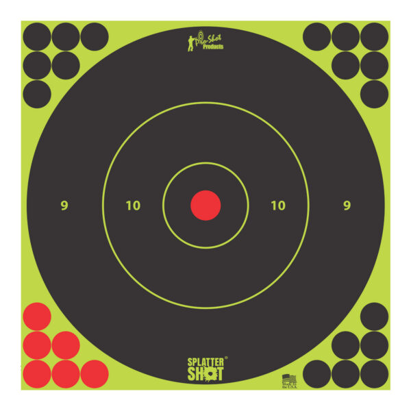 PRO-SHOT TARGET 12 GRN BULLSEYE 5PK