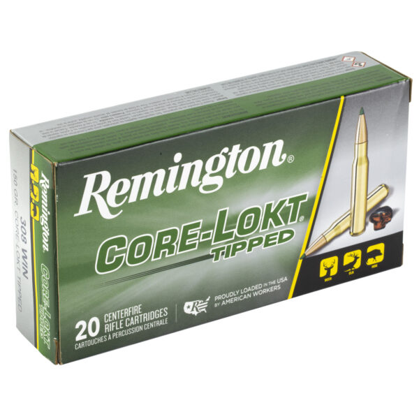 Alternative view of REM 308 WIN 150GR CLOK TIPPED 20/200