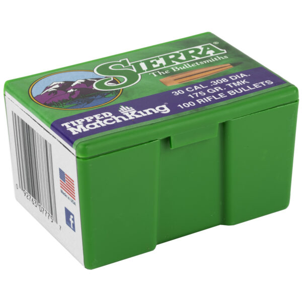 Alternative view of SIERRA TIPPED MK .308 175GR 100CT