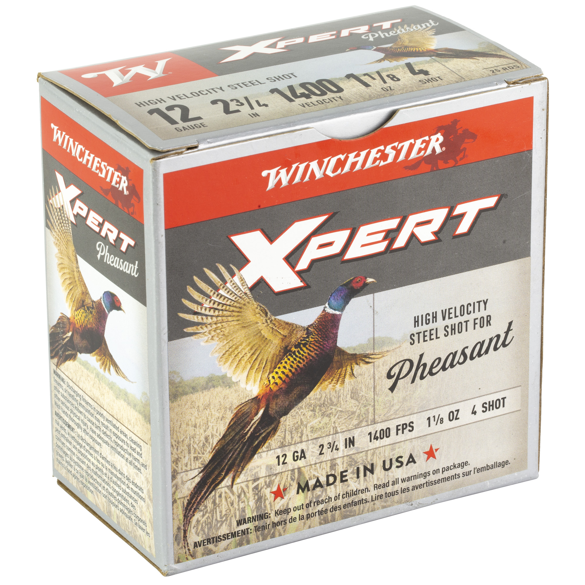 WIN XPRT STL 12GA 2-3/4 #4 25/250 - Image 2