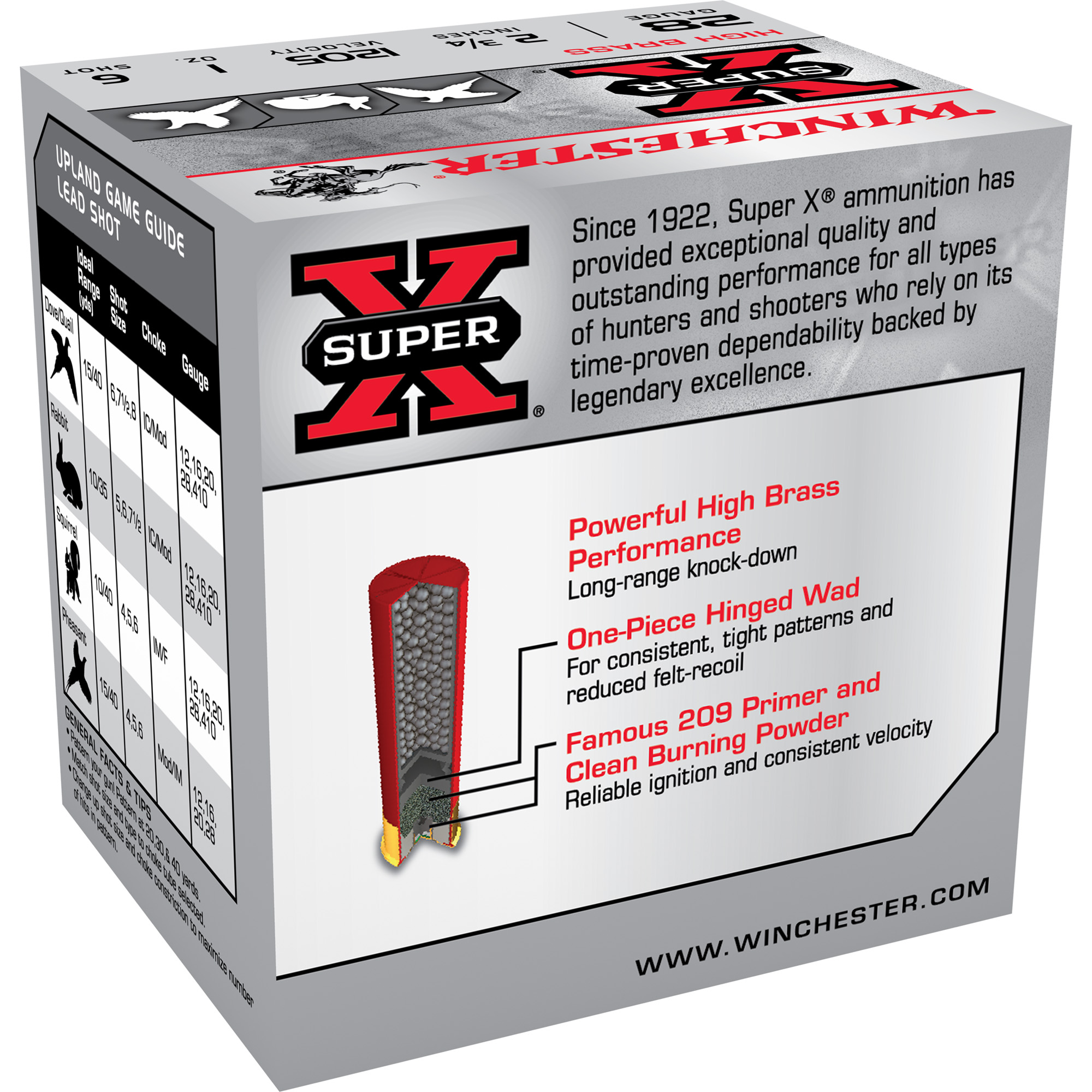 WIN SPR-X HB 28GA 2.75 #6 25/250 - Image 2