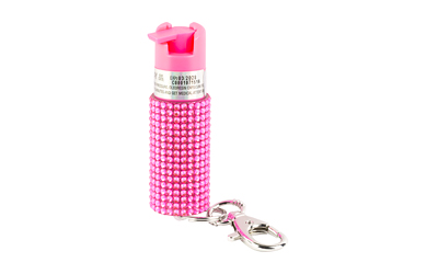 SABRE JEWELED SPRAY W/KEY RING PINK - Image 2