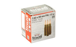 Alternative view of STERLING SC 762X39 123GR FMJ 20/1000