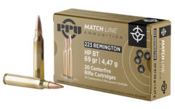 PPU .223 REM MATCH 69GR HPBT 20/1000