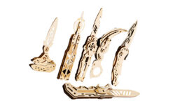 CBG CALIBER WOOD KNIVES PUZ 6 PCS