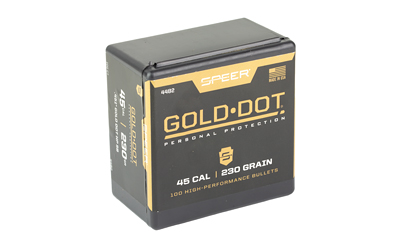 Alternative view of SPR GOLD DOT .451 230GR HP SB 100CT