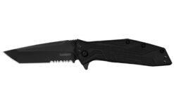 KERSHAW BRAWLER SERRATED 3 BLK/OX