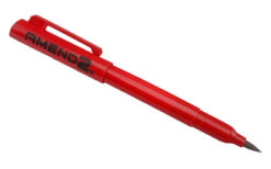 Alternative view of AMEND2 G10 RED SELF-DEFENSE PEN
