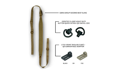 GBRS SECOND BEST SLING BUNDLE COYOTE